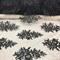 1 Yard Black Sequin Lace Fabric 100% Polyester Embroidered Mesh, 51″ Wide for Evening Gowns and Special Occasion Overlays